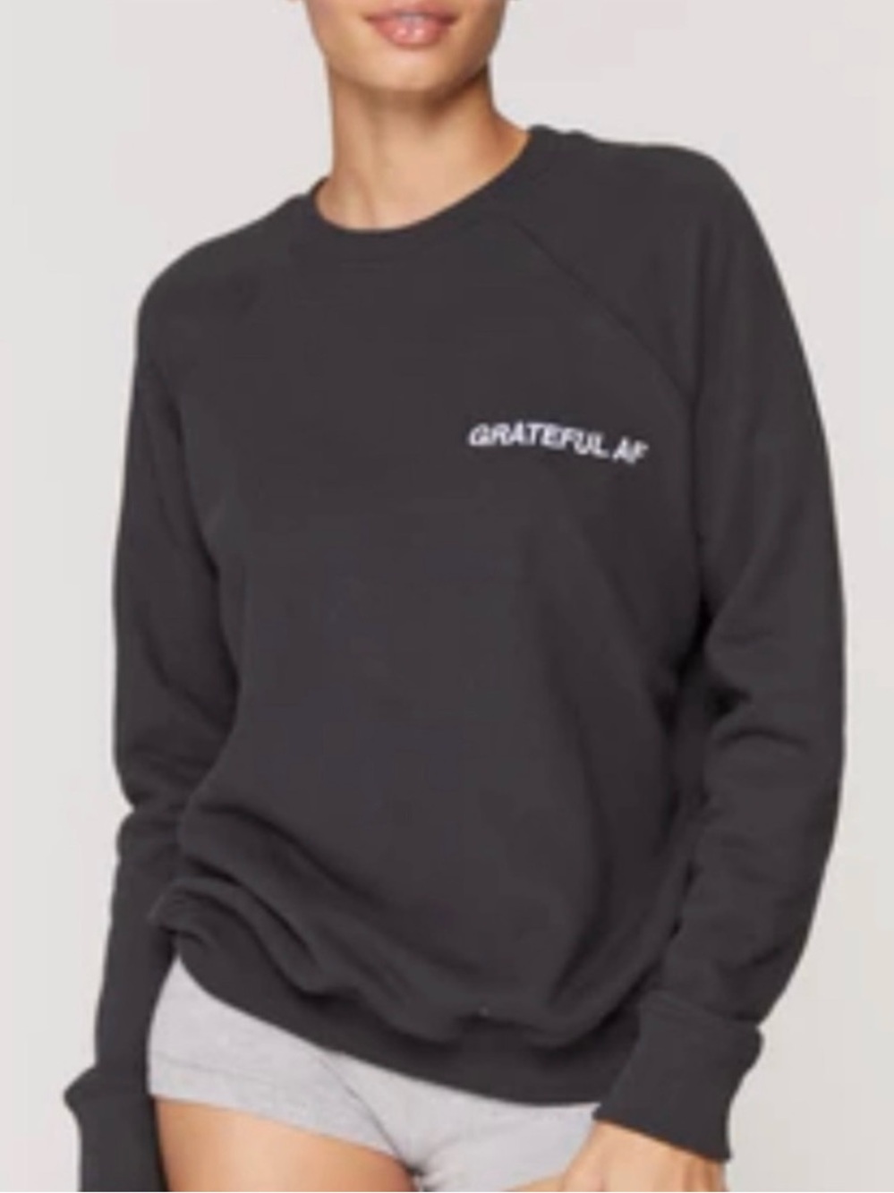 Spiritual Gangster Grateful AF Crewneck